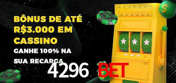 4296 Bet melhor bônus de depósito